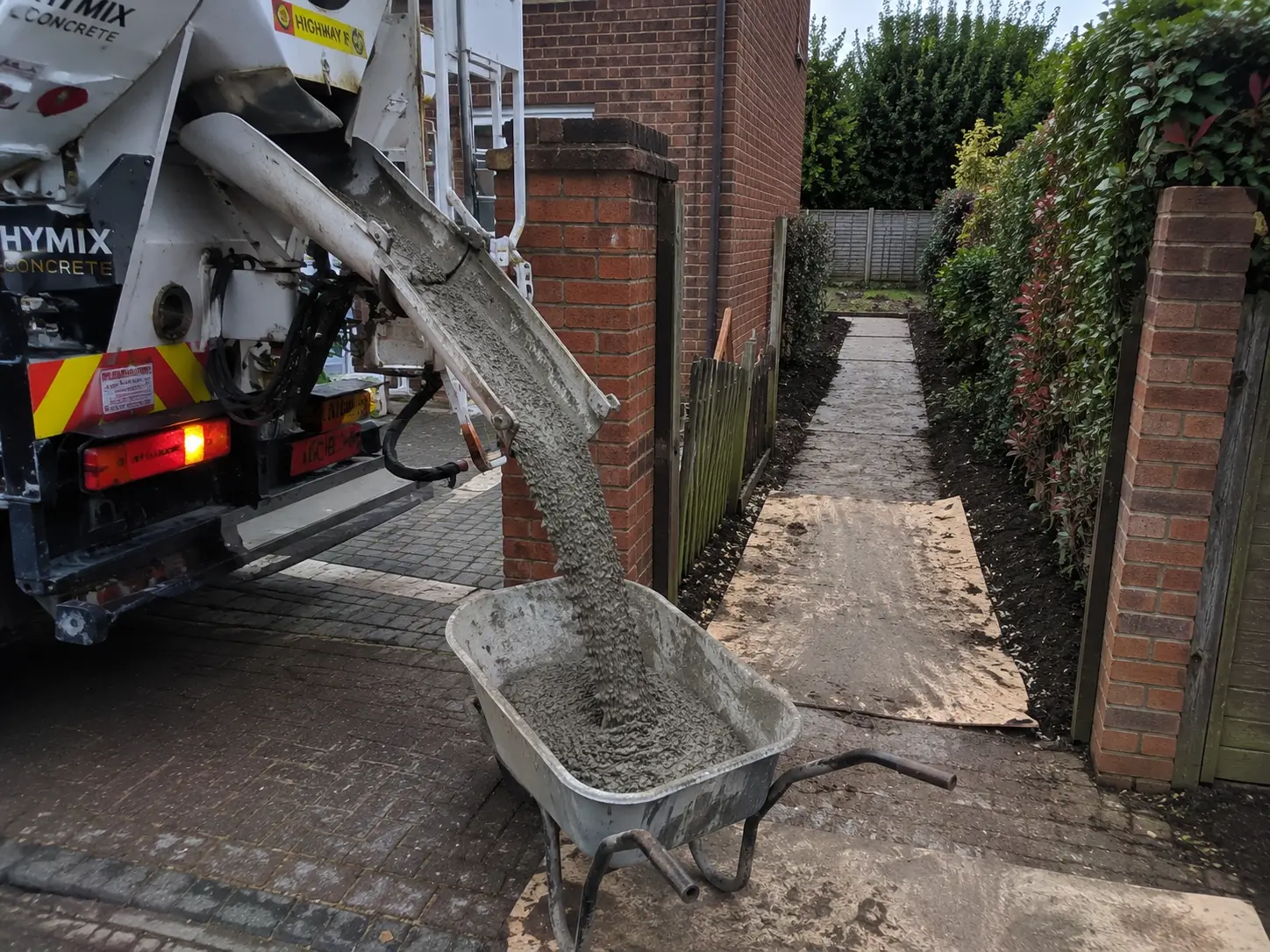 Ground Preperation for a concrete base in wolverton