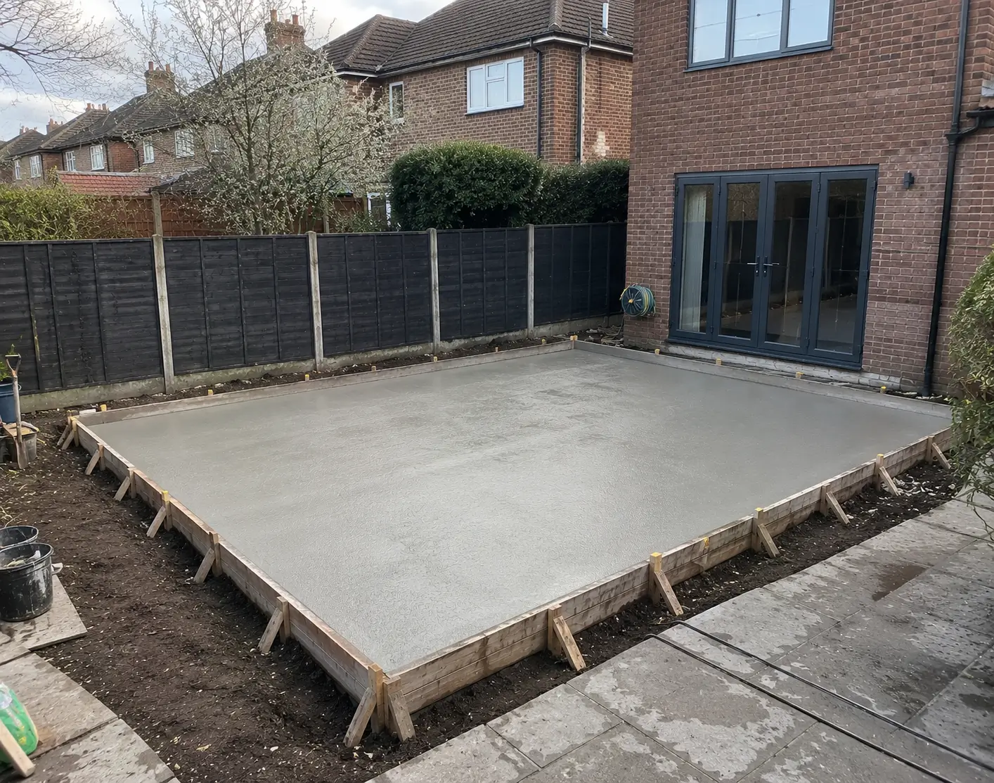 Concrete base installation Milton Keynes